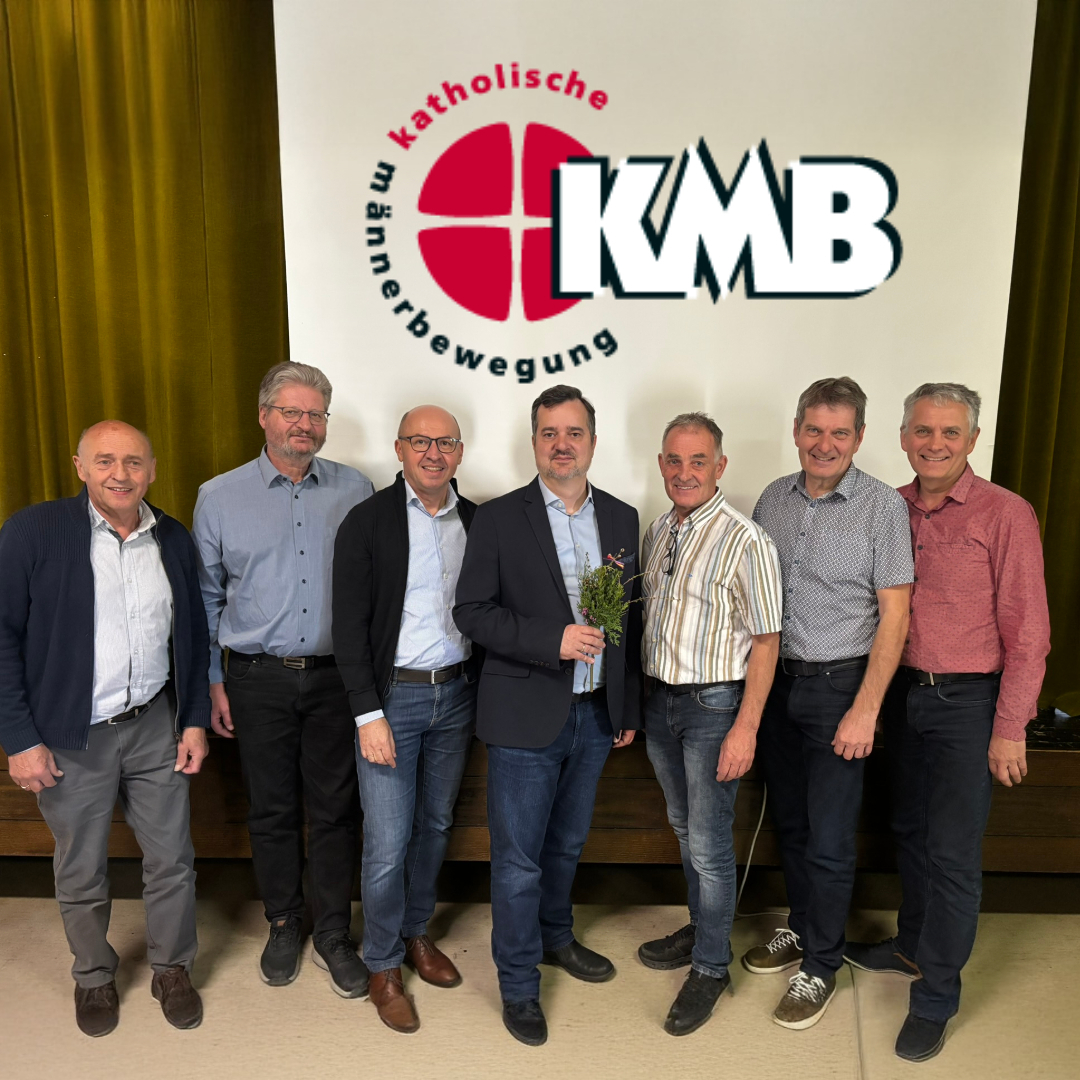 Das Leitungsteam der KMB Ried/Rdm mit Diözesanreferent Mag. Wolfgang Ölz