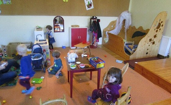 Einblick in die Pfarrcaritas-Krabbelstube