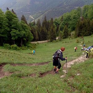 Abstieg vom Riffelsattel                               