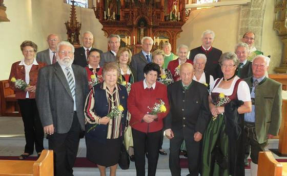 Feier für Jubelpaare