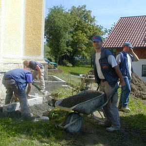 Außenrenovierung Pfarrkirche 2005