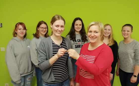 Schlüsselübergabe Jungscharraum St. Florian am Inn