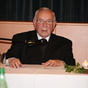 Altbischof Maximilian Aichern beim Treffen der Pfarrgemeinderäte in Wels