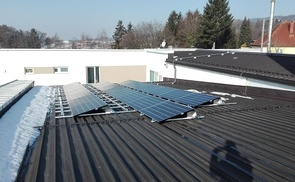 Photovoltaikanlage auf dem Seelsorgezentrum in Lichtenberg