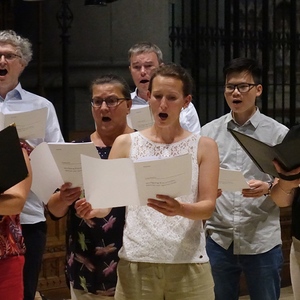 Probe für den ORF-Rundfunkgottesdienst im Linzer Mariendom