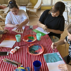 Die Geburtstagskalenderblätter entstehen