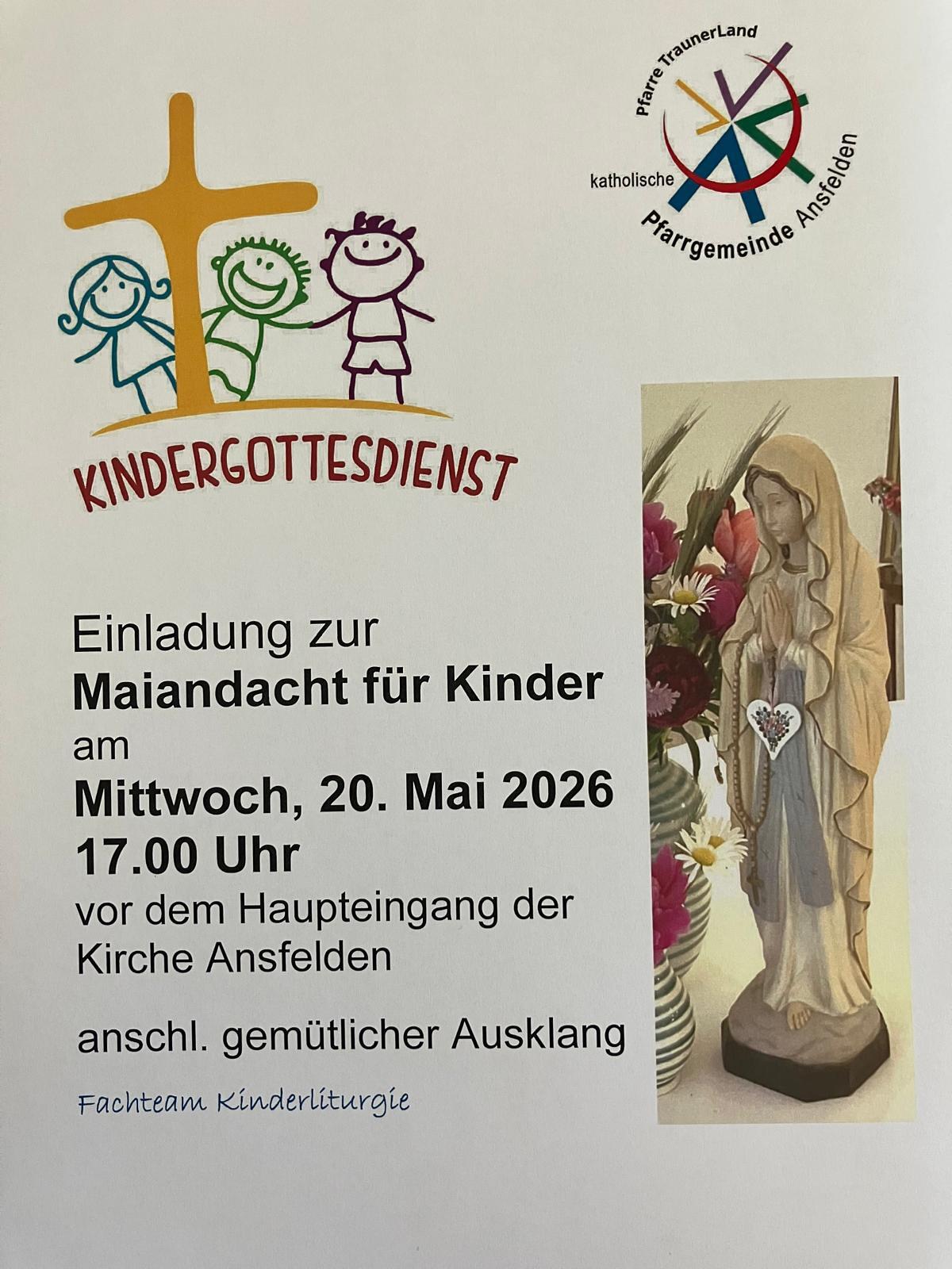 Kinder-Maiandacht