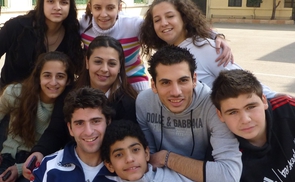 Jugendliche im Don Bosco Zentrum in Damaskus.