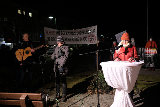 Rede von Präsidentin Maria Hasibeder bei der Mahnwache am 26. Jänner 2022                                                                                                                                                         