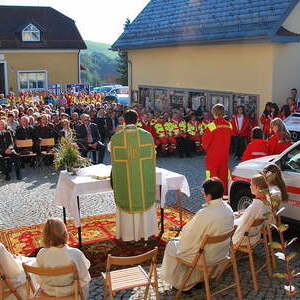 Fahrzeugsegnung des Samariterbundes Feldkirchen