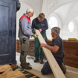 Chorempore neue Fußbodenbretter