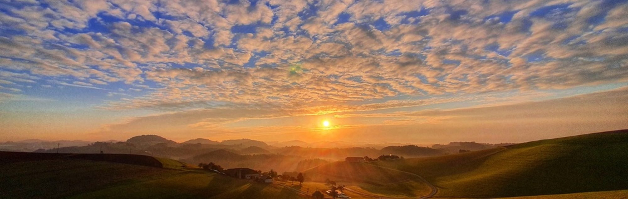 Sonnenaufgang im Mühlviertel