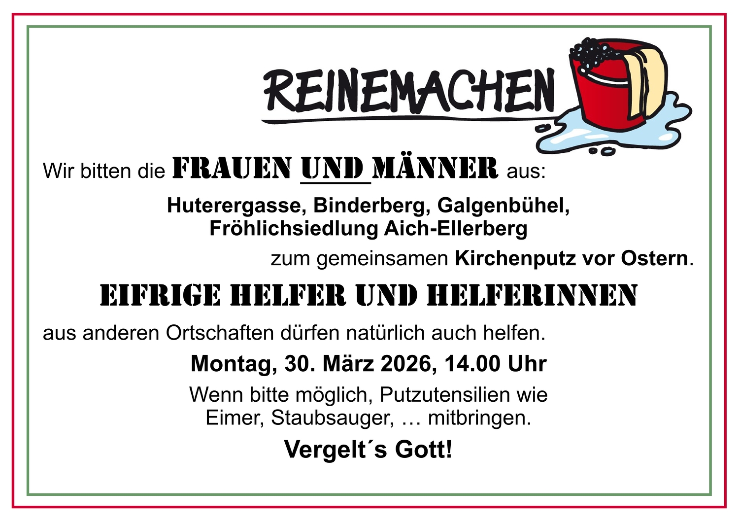 Kirchenputz Ostern 26