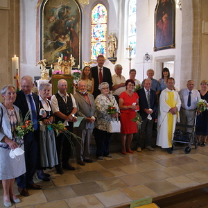 Gottesdienst mit den Jubelpaaren