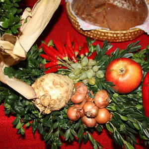 Vorbereitung zum Erntedankfest