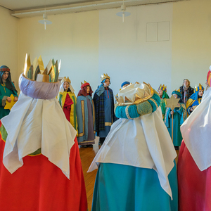 Die Sternsinger*innen waren in der Pfarre Kirchdorf an der Krems unterwegs