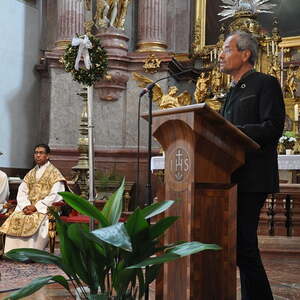 Abschied des Pfarrer P. Brian