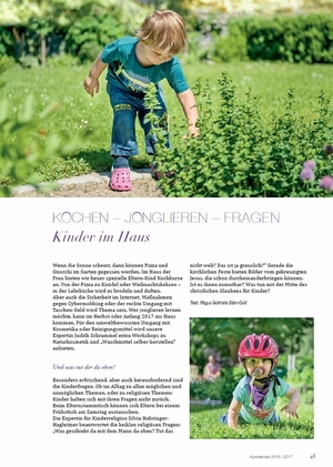 Angebote für Familien und KInder im Haus der Frau