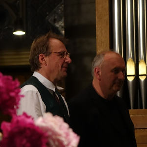 Kapellmeister Manfred Payrhuber und Domorganist Wolfgang Kreuzhuber