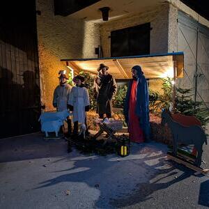 Wir haben die Krippe gefunden