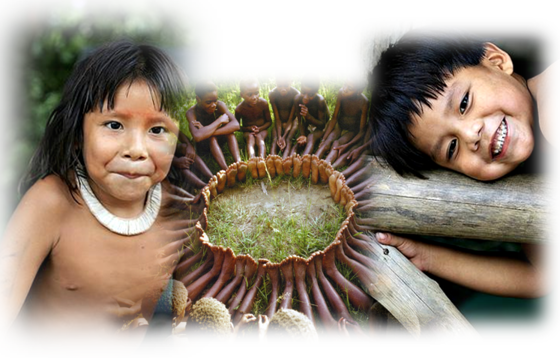 Kinder von Amazonien