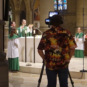 Generalprobe für den Rundfunkgottesdienst aus dem Mariendom Linz