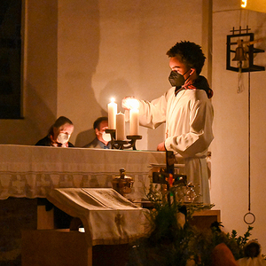 Osternacht-Feier in der Pfarrkirche Kirchdorf an der KremsFoto Haijes