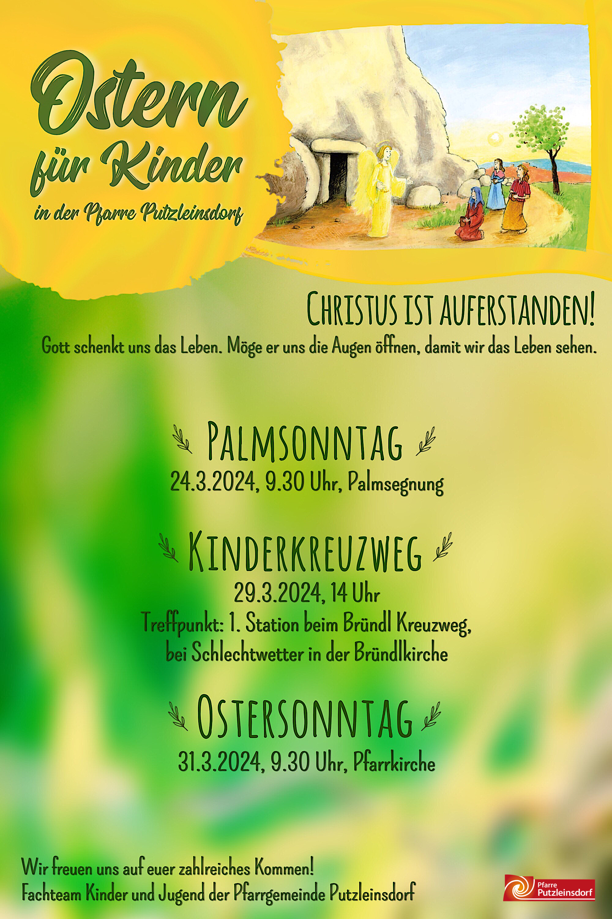 Flyer Ostern für Kinder