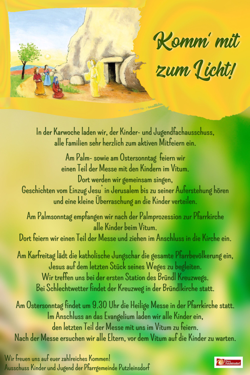 Flyer Ostern für Kinder