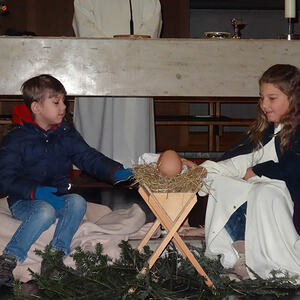 Krippenspiel bei der Kinderweihnacht 2016