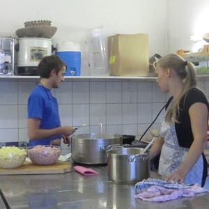 Pfarrhof-Team auf Besuch