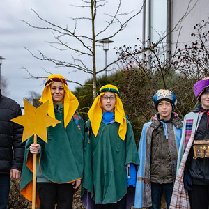 Die Sternsinger waren unterwegs