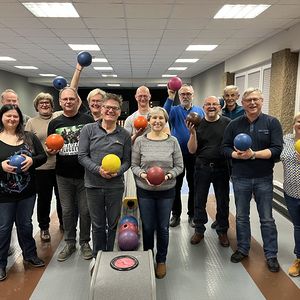 Kegeln - Mitglieder der Pfarre St. Quirinus