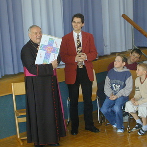 Besuch in der der damals noch so bezeichneten Hauptschule  