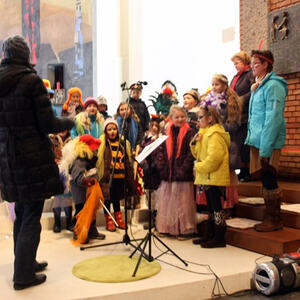 Faschingskindermesse und Pfadfinderfrühschoppen