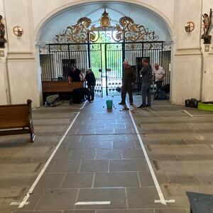 Entfernung der Bestuhlung