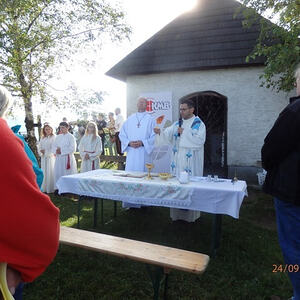 Bergmesse bei der Gerolderkapelle