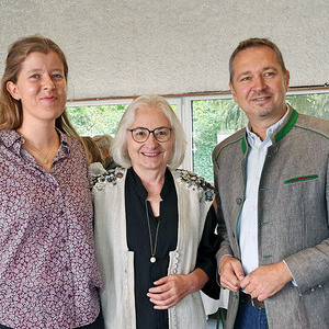 Angela Seifert, Maria-Anna Grasböck, Bürgermeister Markus Hofko