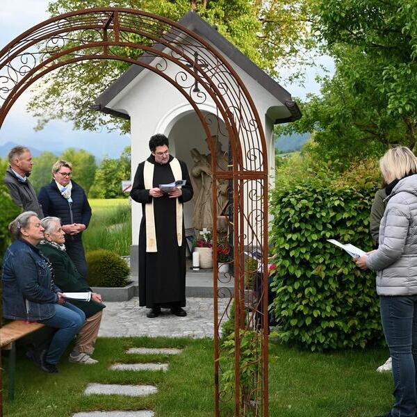 Maiandacht bei der Nepomuk-Kapelle