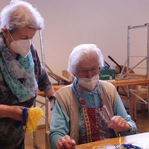 Palmbuschenbinden in St. Quirinus