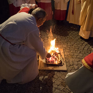 Osternacht in der Pfarrkirche Kopfing
