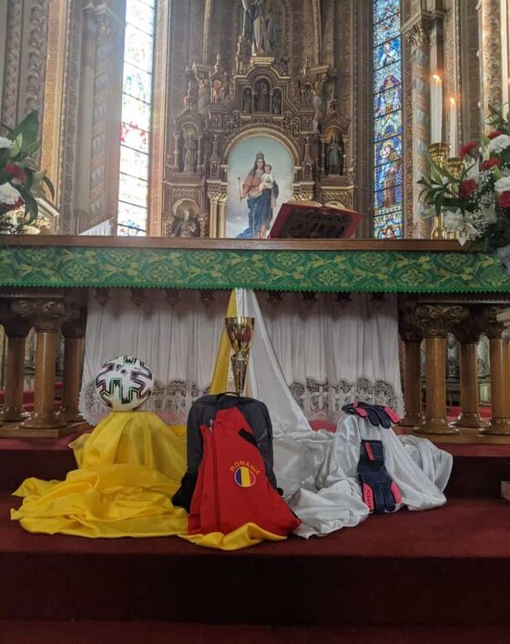 Messe bei der Priester-EM / © Wolfgang Zarl Messe bei der Priester-EM