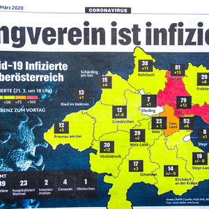 Corona Spaziergang durch Burgkirchen