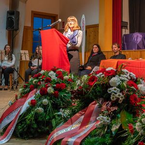 Gedenkfeier an die Opfer des ehemaligen KZ Außenlagers Ternberg unter dem Thema „Politischer Widerstand“Bild: Magdalena Lorenz (Vorsitzende Katholische Jugend OÖ)