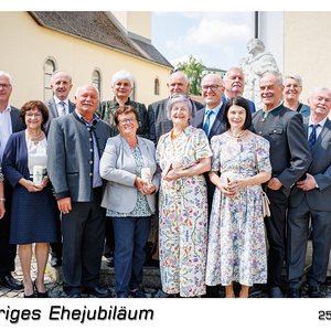 Ehejubiläen 2026, Pfarre Sarleinsbach