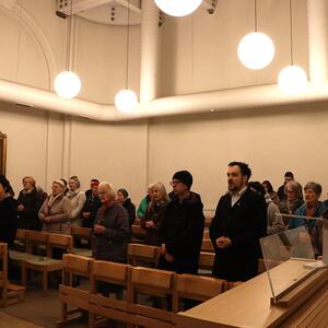 Messe in St. Quirinus und nach der Sternwallfahrt in Auwiesen