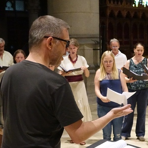 Probe für den ORF-Rundfunkgottesdienst im Linzer Mariendom