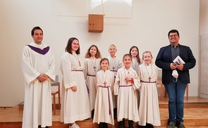 Ministrantinnen-Aufnahme in Treffling