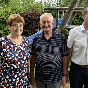 Katharina  und Alois Schreiner werden 80