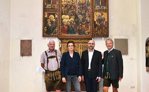 V. l.: Reinhard Kerschbaumer, Julia Amann, Hubert Nitsch und Alexander Scheutz.